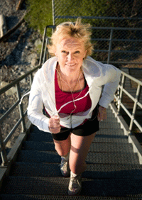 Burn more calories by walking up stairs