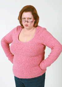 Midriff bulge in menopause Midriff bulge in menopause